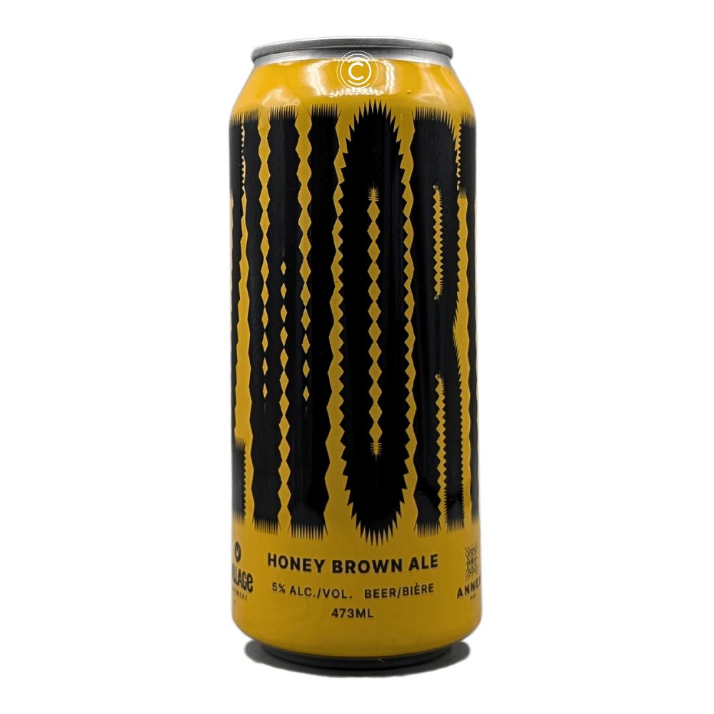 Buzzworthy Honey Brown Ale by Village Brewery x Annex Ale Project, beer label