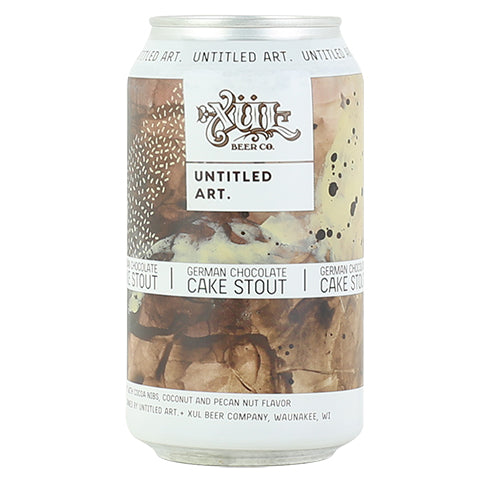 Untitled Art German Chocolate Cake Stout by Untitled Art, beer label
