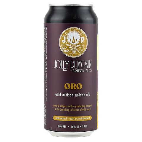 Jolly Pumpkin Oro Wild Artisan Golden Ale by Jolly Pumpkin Ales, beer label