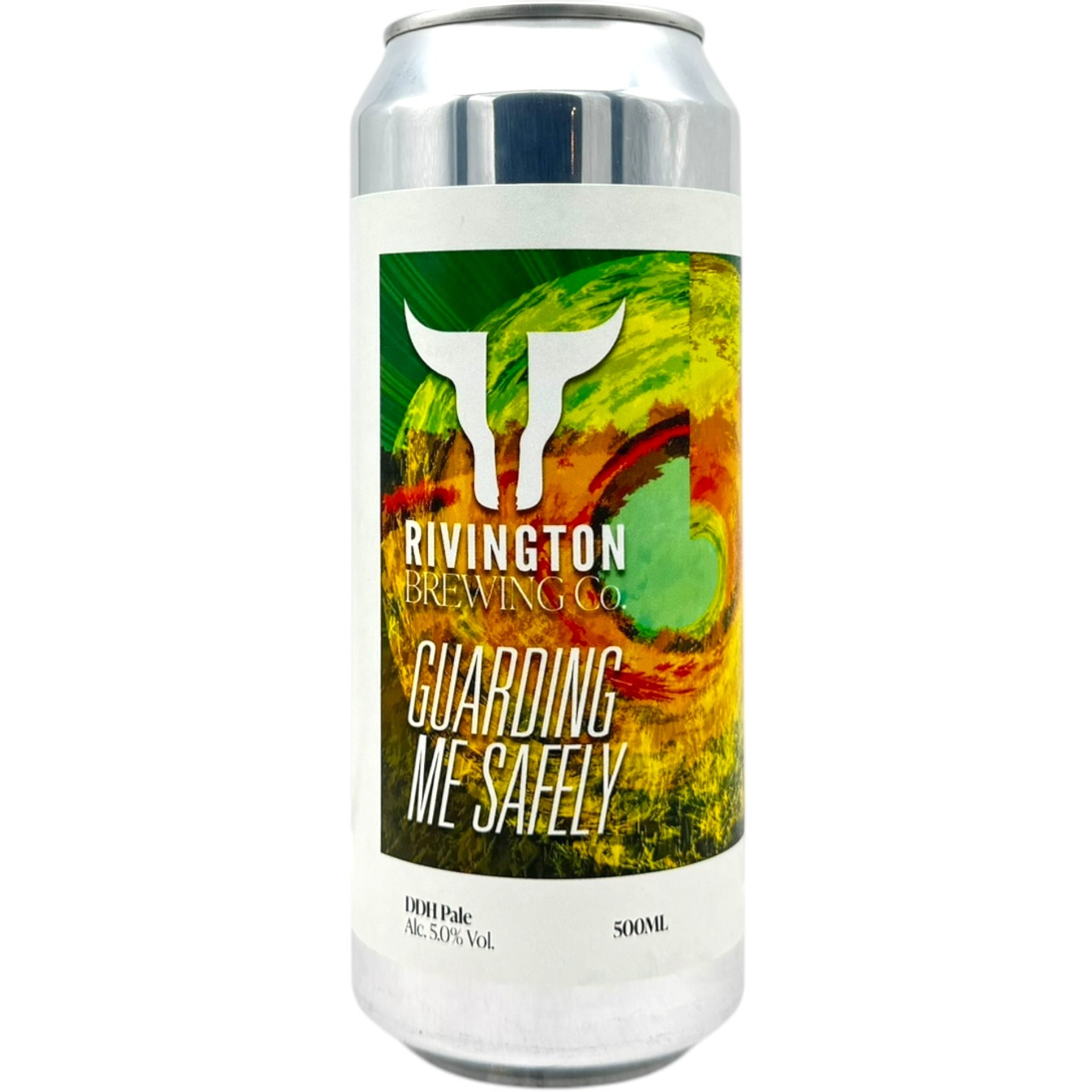 Rivington Guarding Me Safely by Rivington Brewing Co., beer label