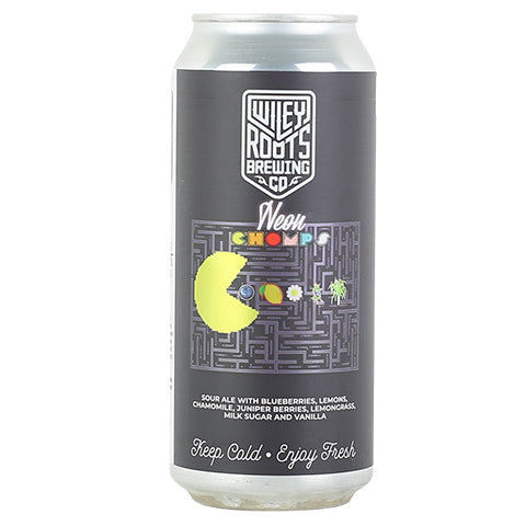 Wiley Roots Neon Chomps Sour Ale by Wiley Roots Brewing Co, beer label
