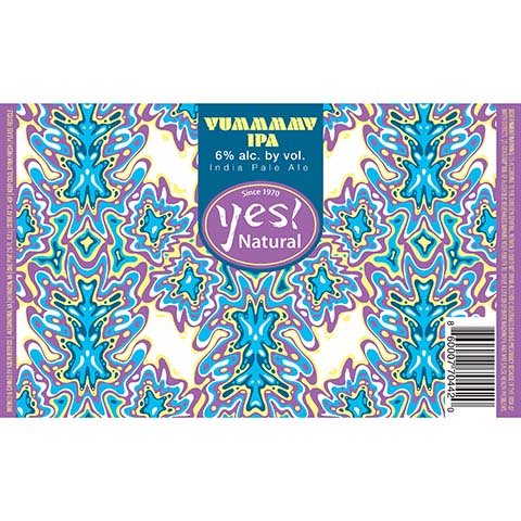 Aslin Yes! Natural: Yummmmy IPA by Aslin Beer Company, beer label