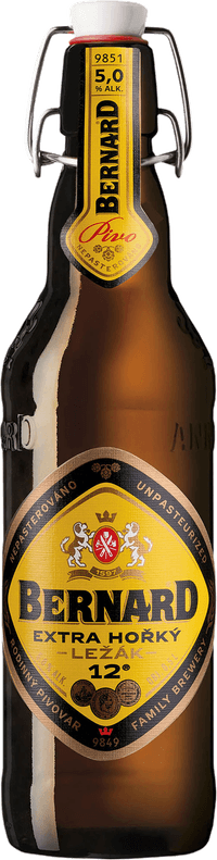 Bernard Extra by Bernard Family Brewery, beer label