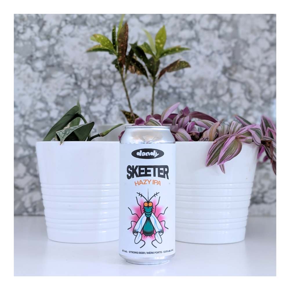 Skeeter Hazy IPA by The Dandy Brewing Company, beer label