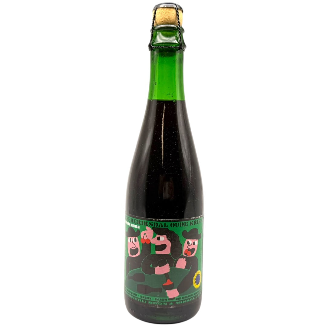 Boon x Mikkeller Frederiksdal Oude Kriek Foeder Finish by Brouwerij Boon, beer label