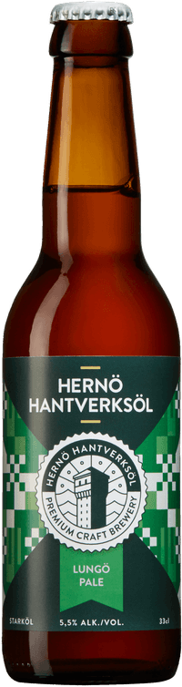 Hernö Lungö Pale by Hernö Hantverksöl, beer label