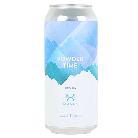 Moksa Powder Time Hazy IPA by Moksa Brewing Co, beer label