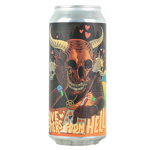 Abomination Love Letters From Hell TIPA by Abomination Brewing Company, beer label