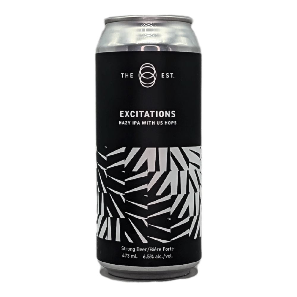 Excitations Hazy IPA by The Establishment Brewing Company, beer label