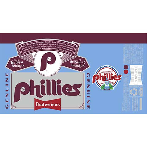 Budweiser Phillies by Anheuser-Busch, beer label