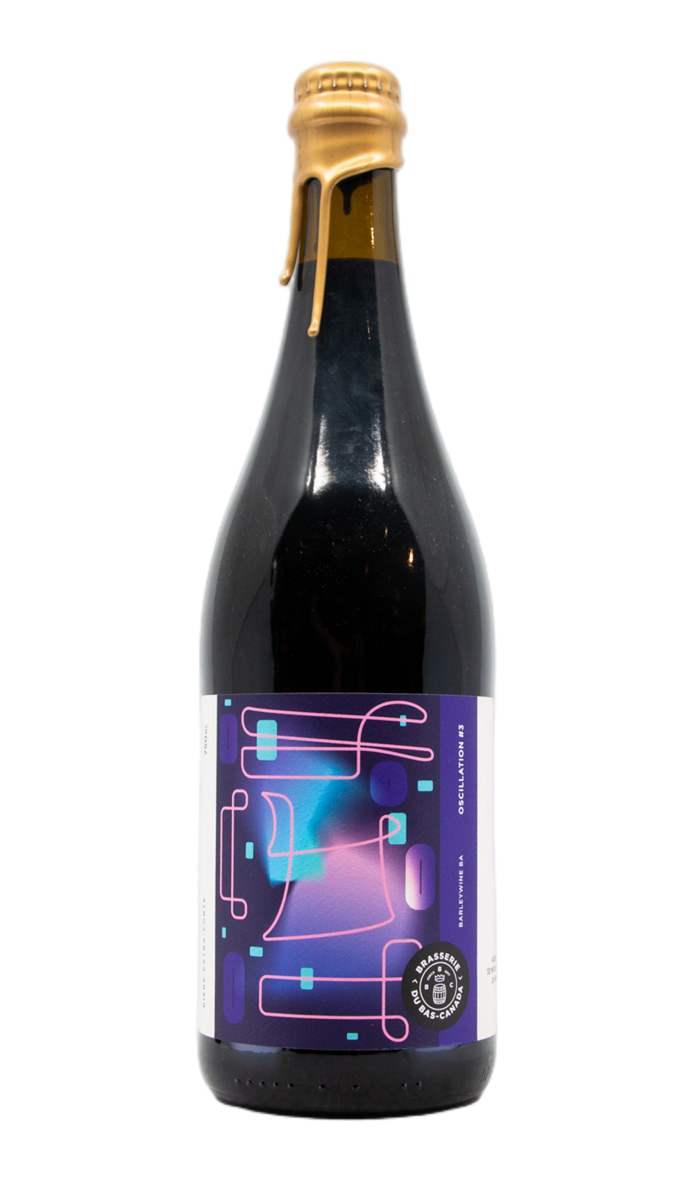 Brasserie du Bas Oscillation #3 by Brasserie du Bas-Canada, beer label