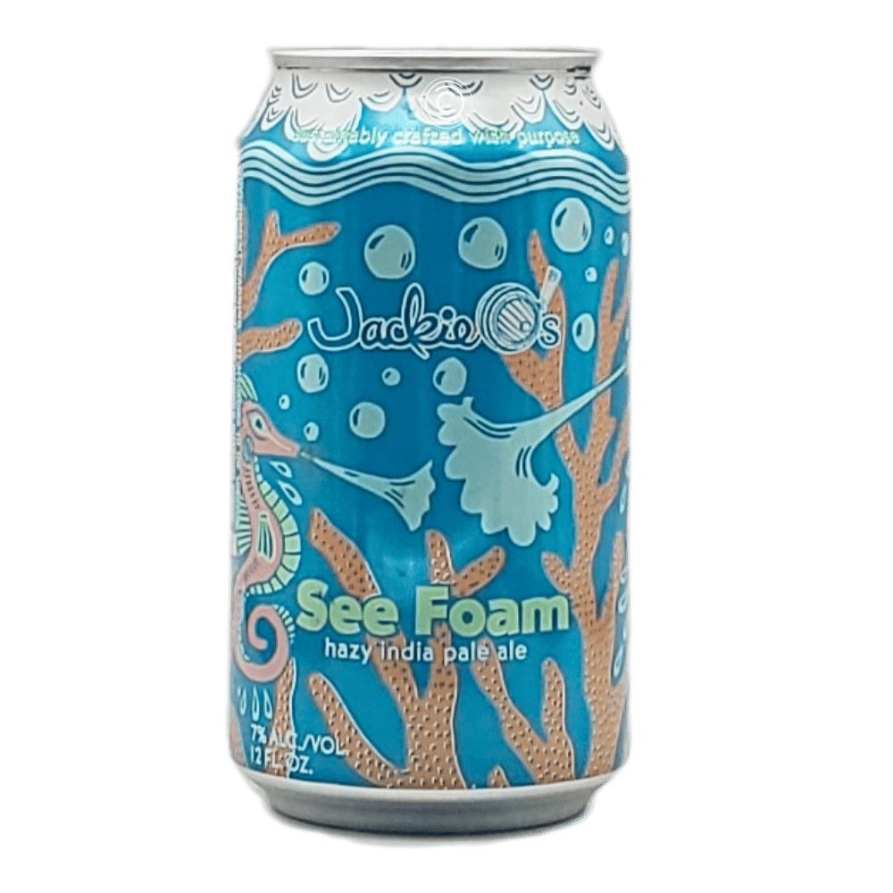 See Foam Hazy IPA by Jackie O's Brewery, beer label