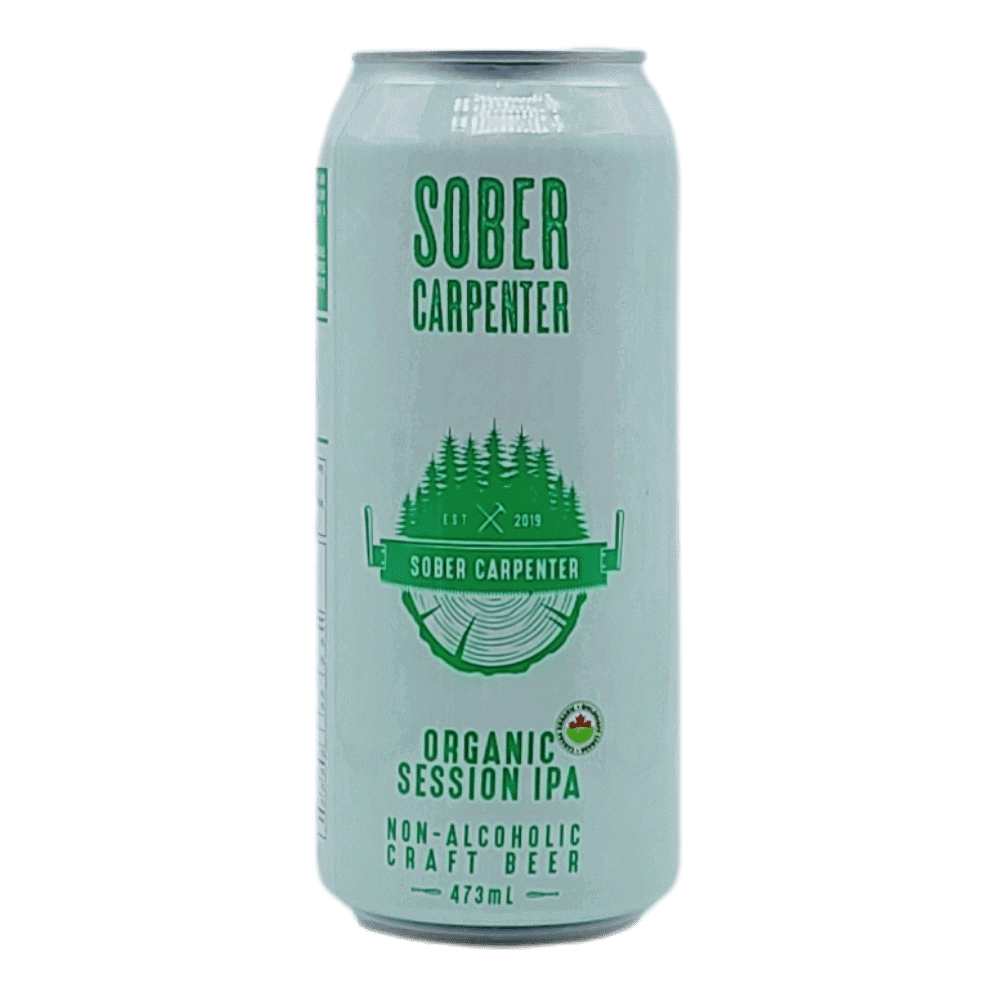 Session IPA Non-Alcoholic by Sober Carpenter, beer label