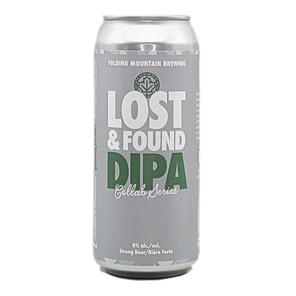 Lost & Found Double IPA by Folding Mountain Brewing, beer label