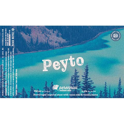 Perennial Peyto Imperial Stout by Perennial Artisan Ales, beer label