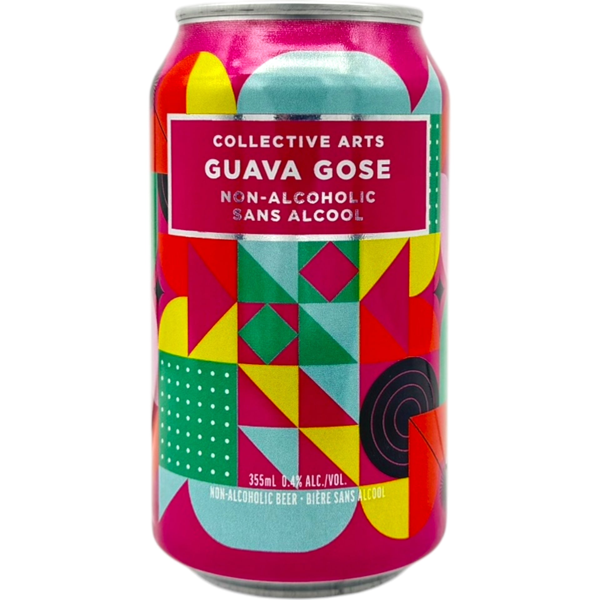 Collective Arts Guava Gose (Non-Alcoholic) by Collective Arts Brewing, beer label