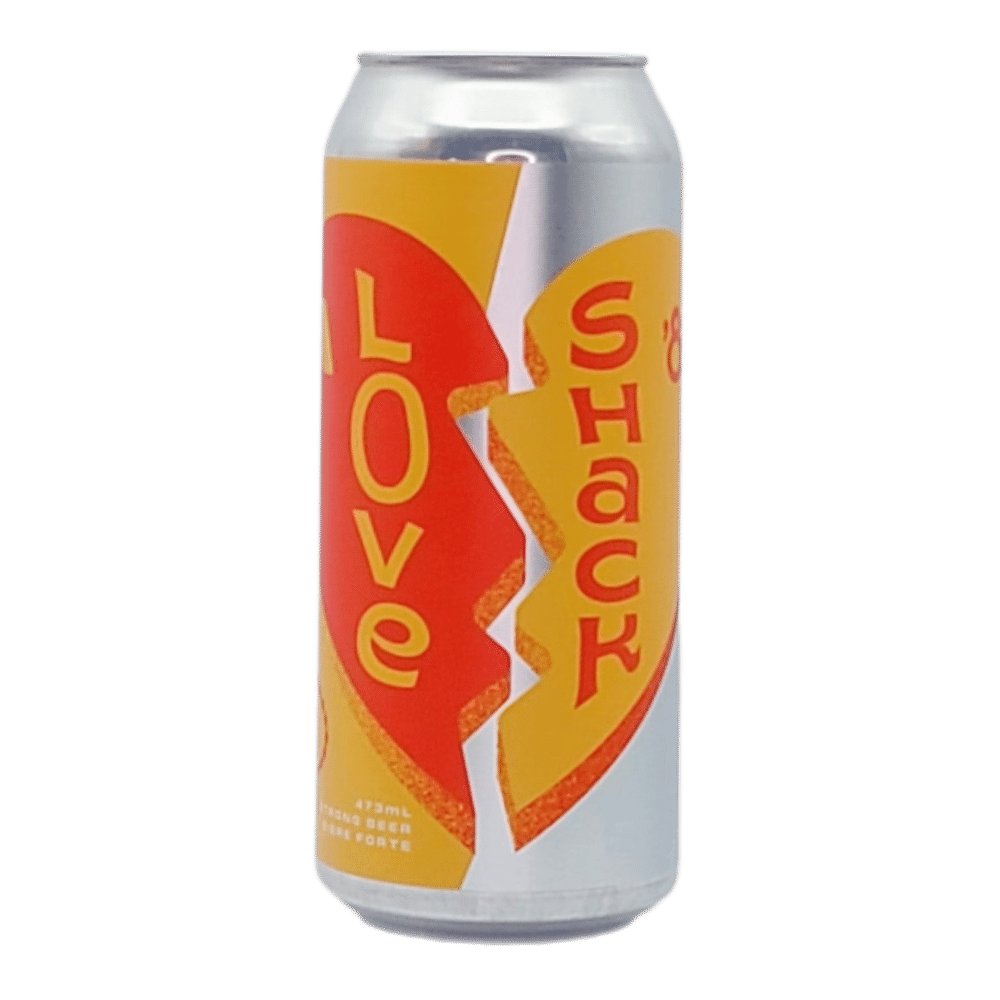 x Cabin Brewing Company Love Shack 3.0 Guava IPA by Eighty Eight Brewing Co., beer label
