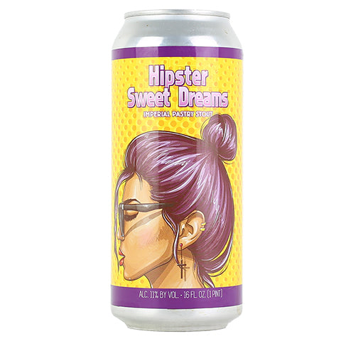 Wild Barrel Hipster Sweet Dreams Stout by Wild Barrel Brewing Company, beer label