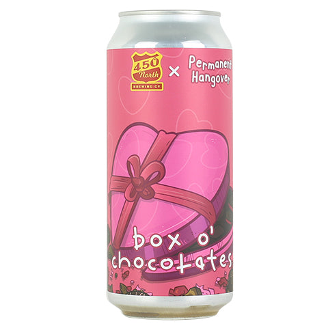 450 North Box O' Chocolates Stout by 450 North Brewing Company, beer label