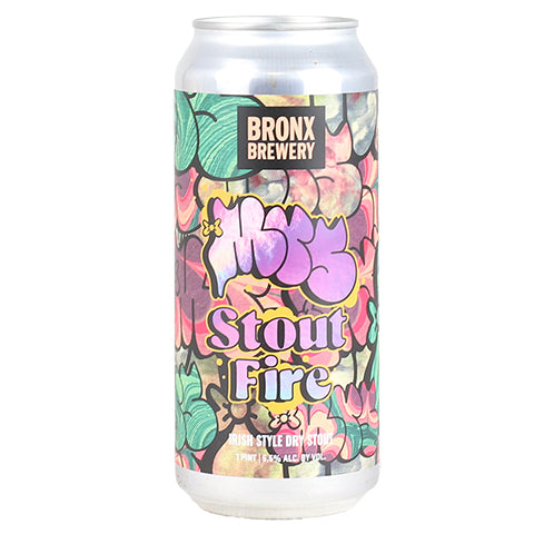 Bronx Stout Mrs Fire Irish Dry Stout by Bronx Brewery, beer label