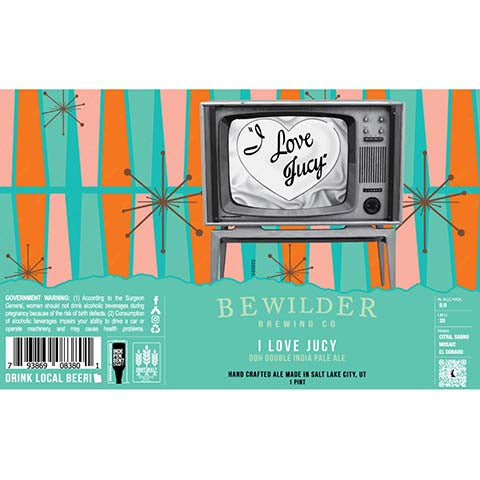 Bewilder I Love Jucy DDH DIPA by Bewilder Brewing Co, beer label