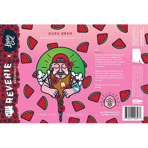 Reverie Guru Brew by Reverie Brewing Co., beer label