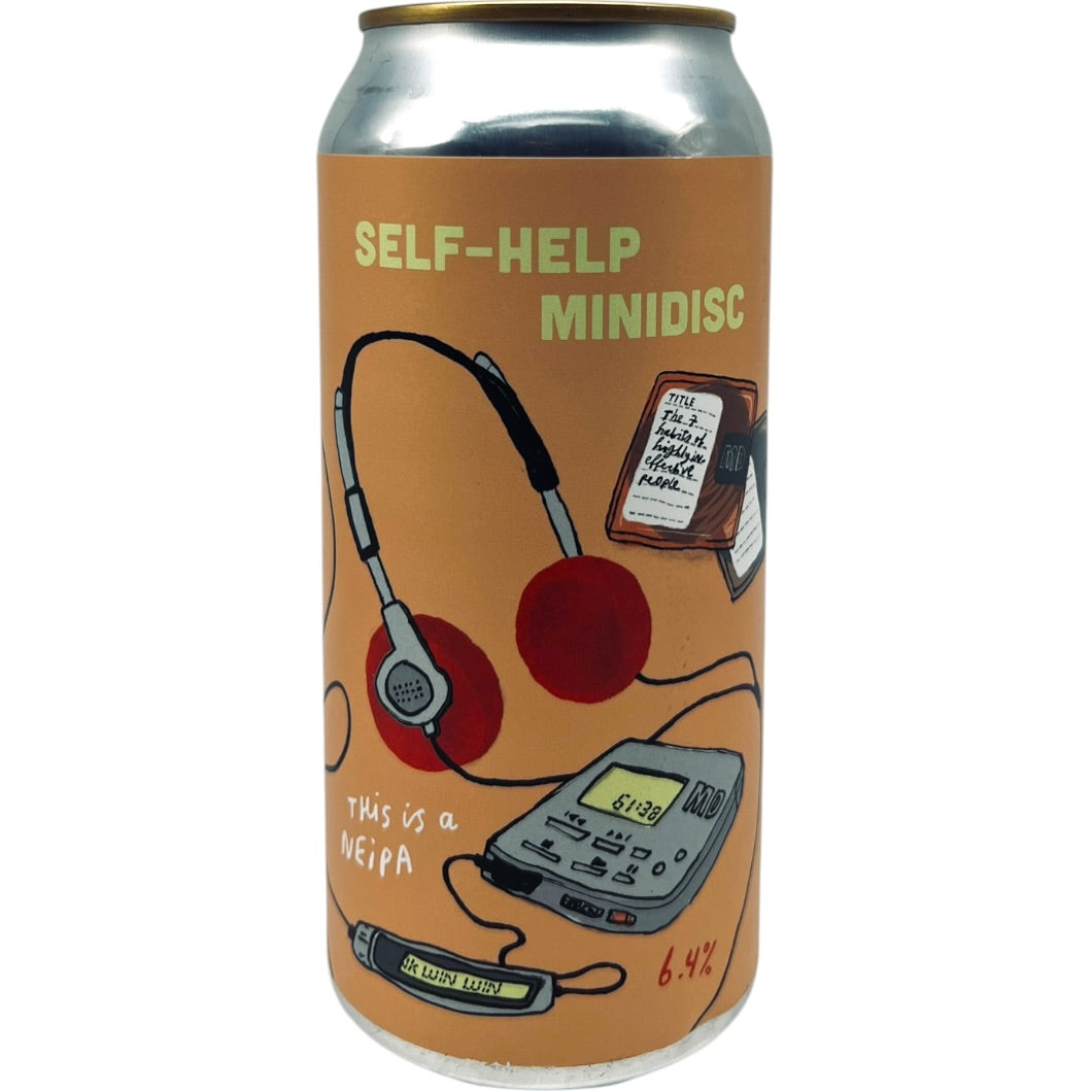 Pretty Decent Self-Help Minidisc by Pretty Decent Beer Co, beer label