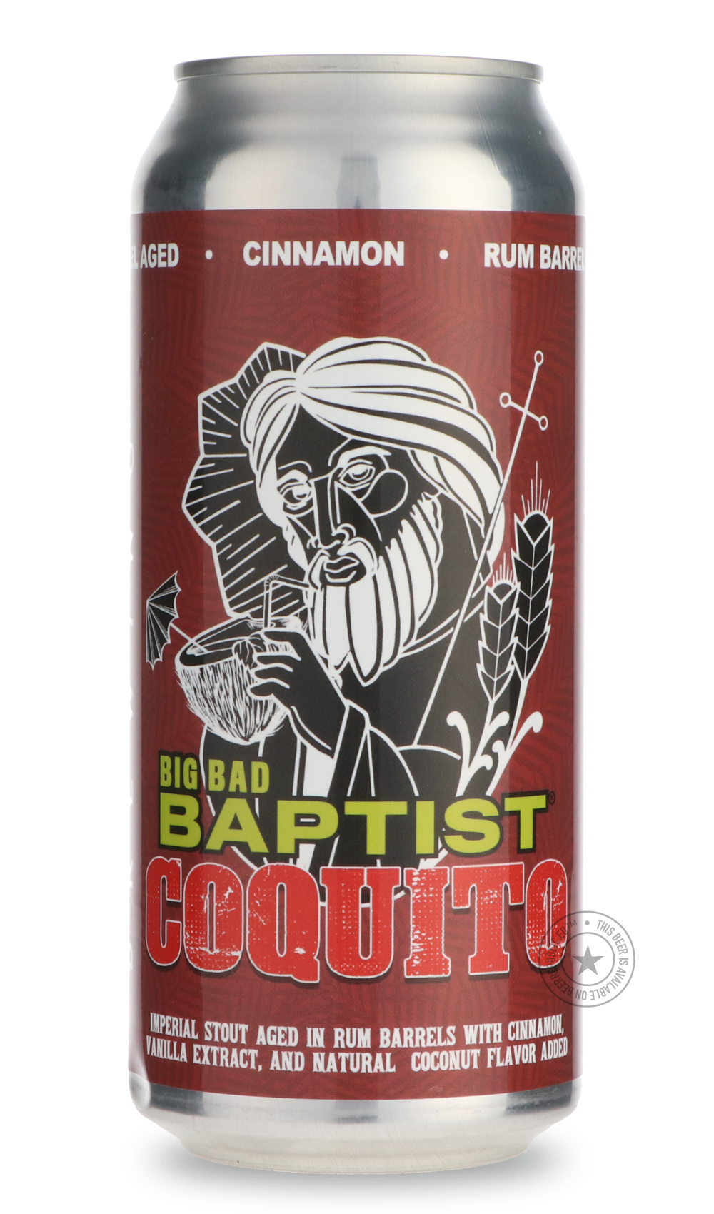 Big Bad Baptist Coquito by Epic Brewing Company, beer label