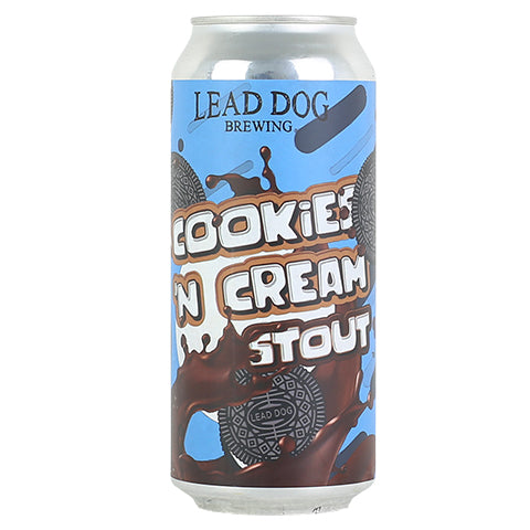 Lead Dog Cookies 'N Cream Stout by Lead Dog Brewing, beer label