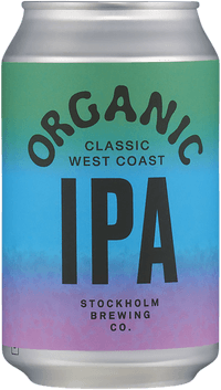 Organic by Stockholm Brewing Co., beer label