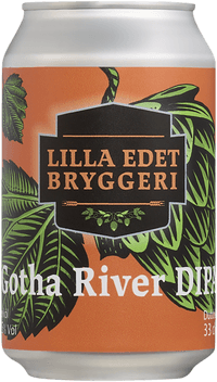 Lilla Edet Gotha River DIPA by Grästorps bryggeri, beer label