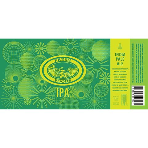 Scuttlebutt Fresh Foods IPA by Scuttlebutt Brewing Co, beer label