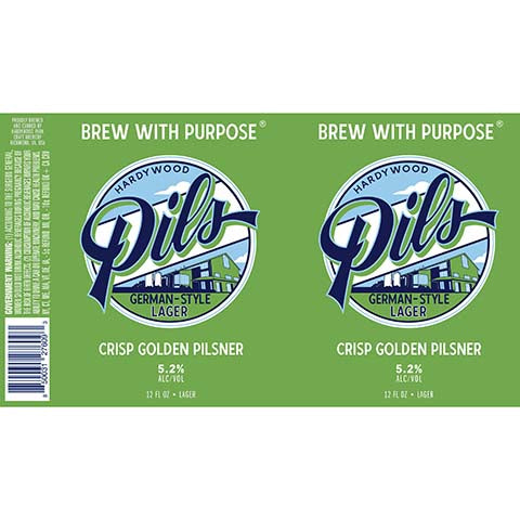 Hardywood Pils German Lager by Hardywood Park Craft Brewery, beer label