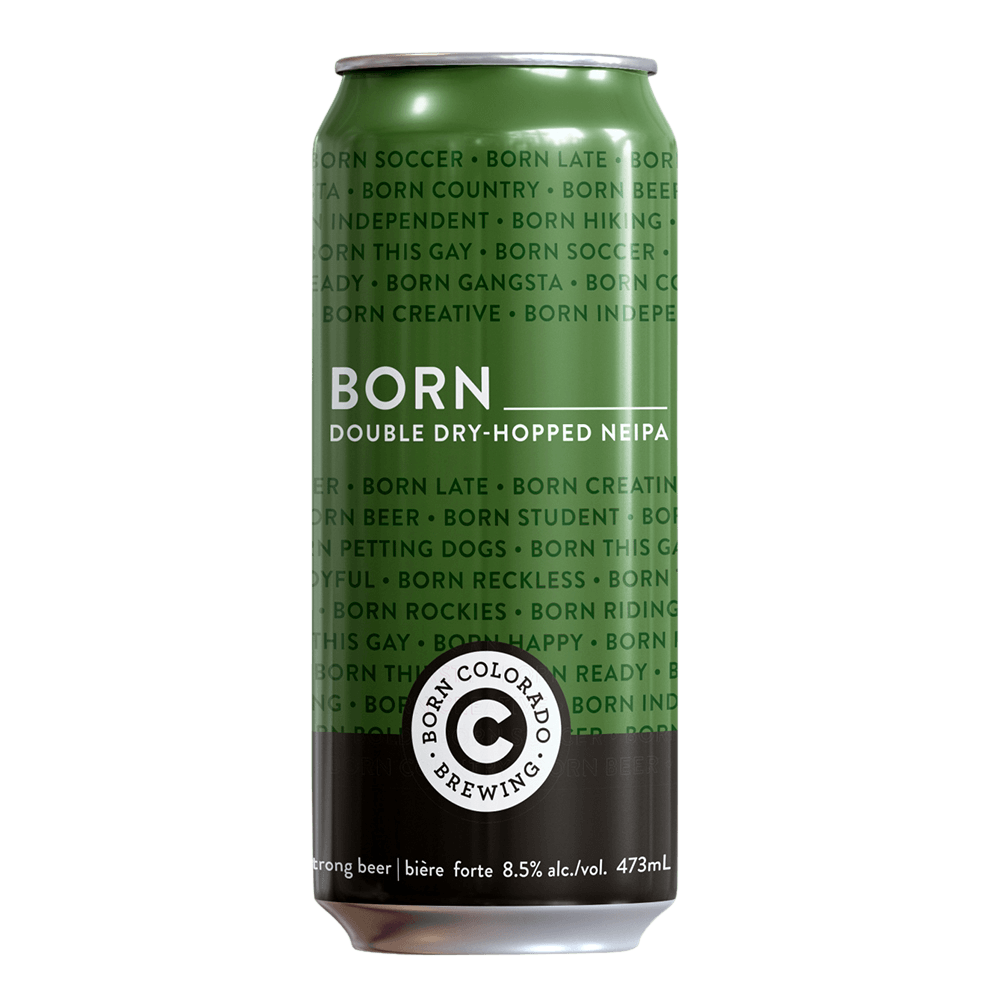 Born NEIPA by Born Brewing Co., beer label
