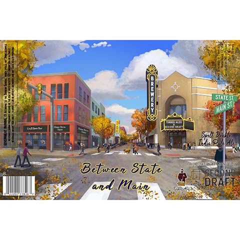 Timber Ales Between State and Main Spelt DIPA by Timber Ales, beer label