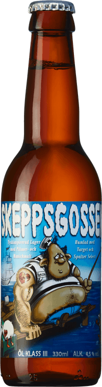 Skeppsgossen Lager by Bryggerifabriken, beer label