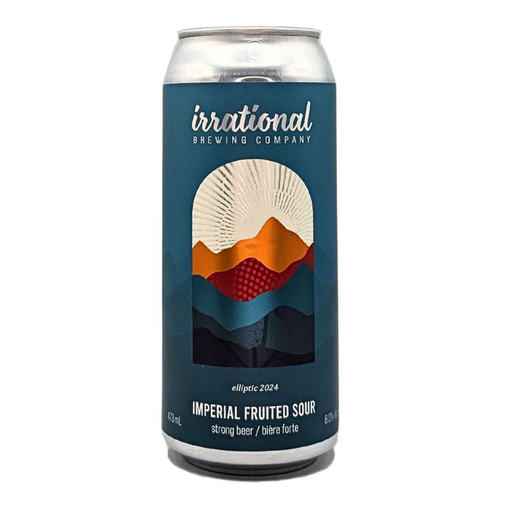 Elliptic 2024: Imperial Fruited Sour by Irrational Brewing Company, beer label