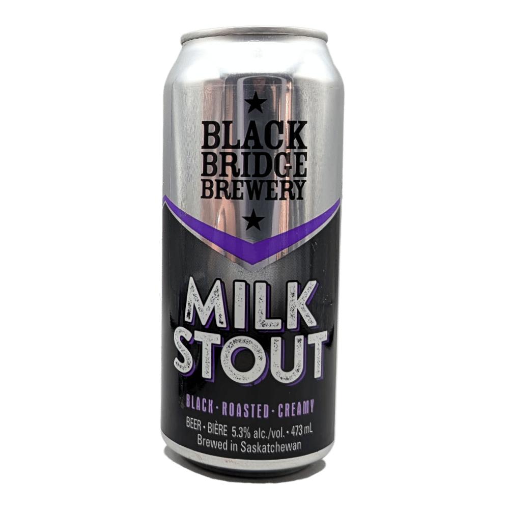 Milk Stout by Black Bridge Brewery, beer label