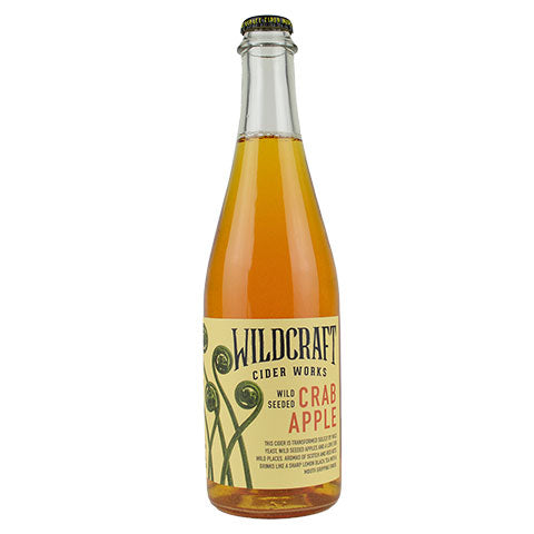 WildCraft Wild Seeded Crab Apple Dry Cider by WildCraft Cider Works, beer label