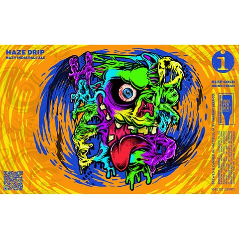 Imprint Beer Haze Drip Hazy IPA by Imprint Beer Company, beer label