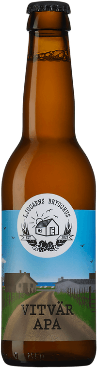 Vitvär APA by Brygghuset Ljugarn AB, beer label