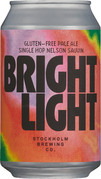 Bright Light Nelson Sauvin Gluten-free Pale Ale by Stockholm Brewing Co., beer label