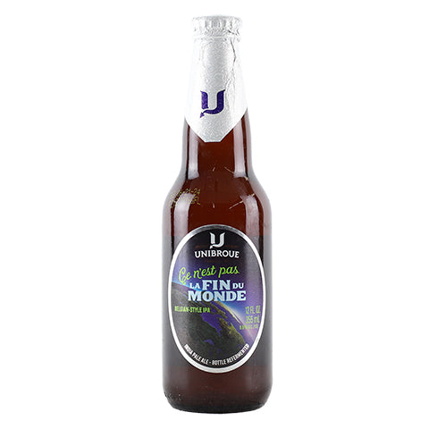 Unibroue Ce N'est Pas La Fin Du Monde Belgian-Styke IPA by Unibroue, beer label