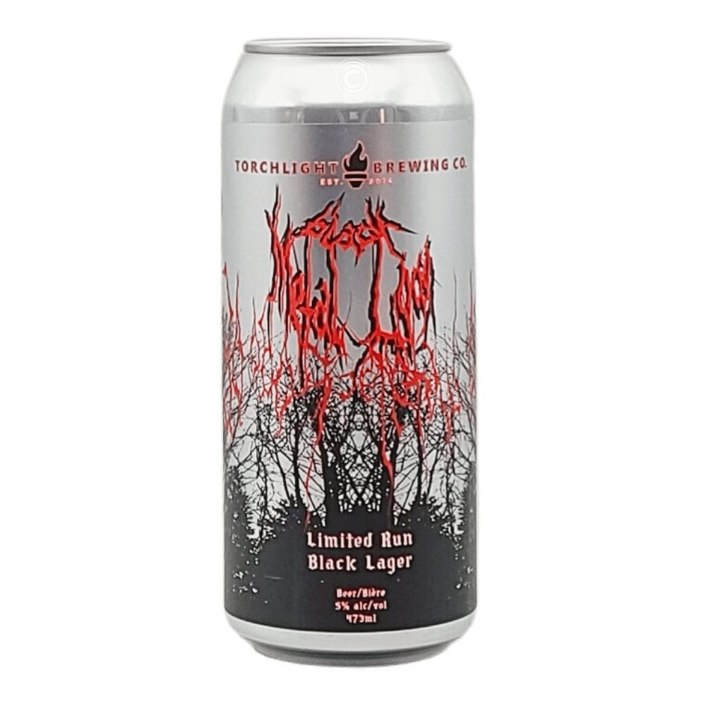 Black Metal Lager by Torchlight Brewing Co., beer label