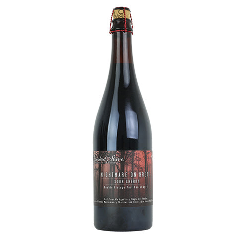 Crooked Stave Nightmare On Brett Sour Cherry (Harvest 2017) Double Vintage Port Barrel by Crooked Stave Artisan Beer Project, beer label