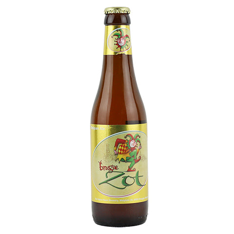 De Halve Brugse Zot by De Halve Maan, beer label