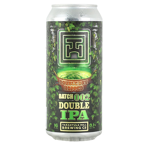 Tarantula Hill DDH Batch 002 DIPA by Tarantula Hill Brewing Co., beer label