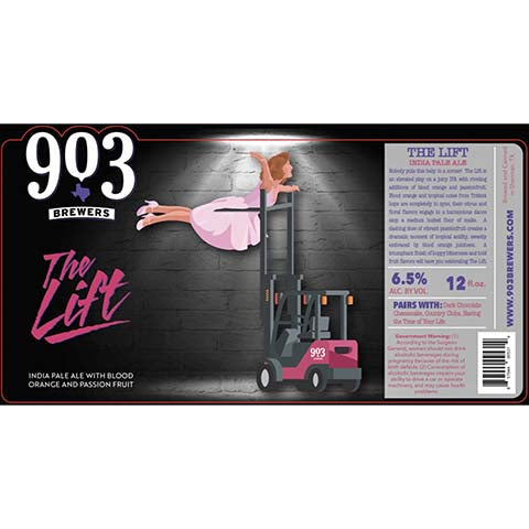 903 Brewers The Lift IPA by 903 Brewers, beer label