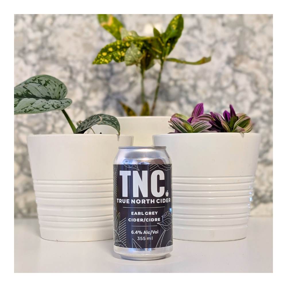 Earl Grey Cider by True North Cider, beer label