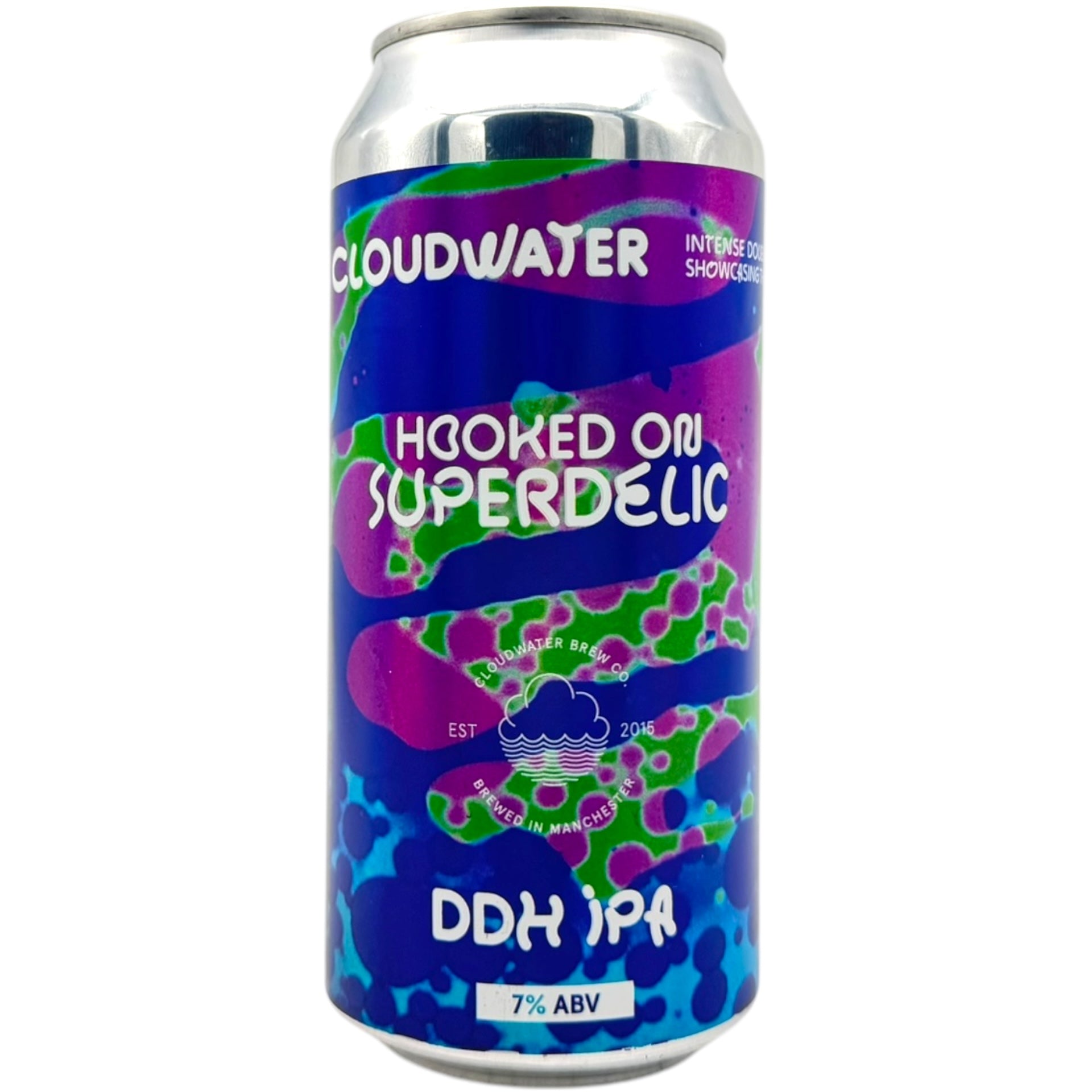 Cloudwater Hooked On Superdelic by Cloudwater, beer label